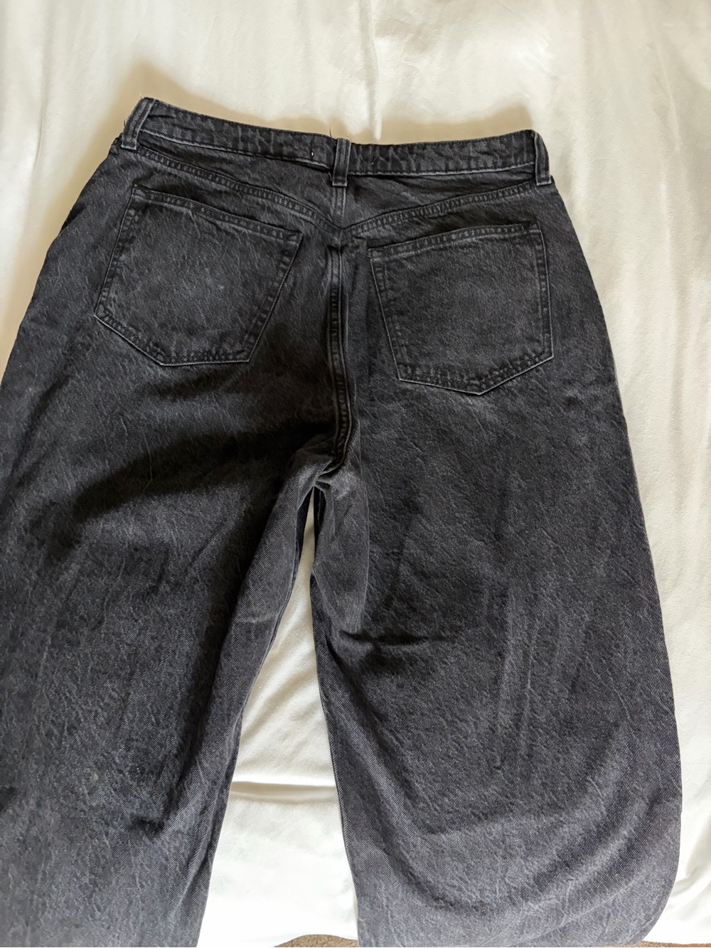 Abercrombie & Fitch Women's High-Rise 90s Loose Jeans LONG - Black - Picture 7 of 7